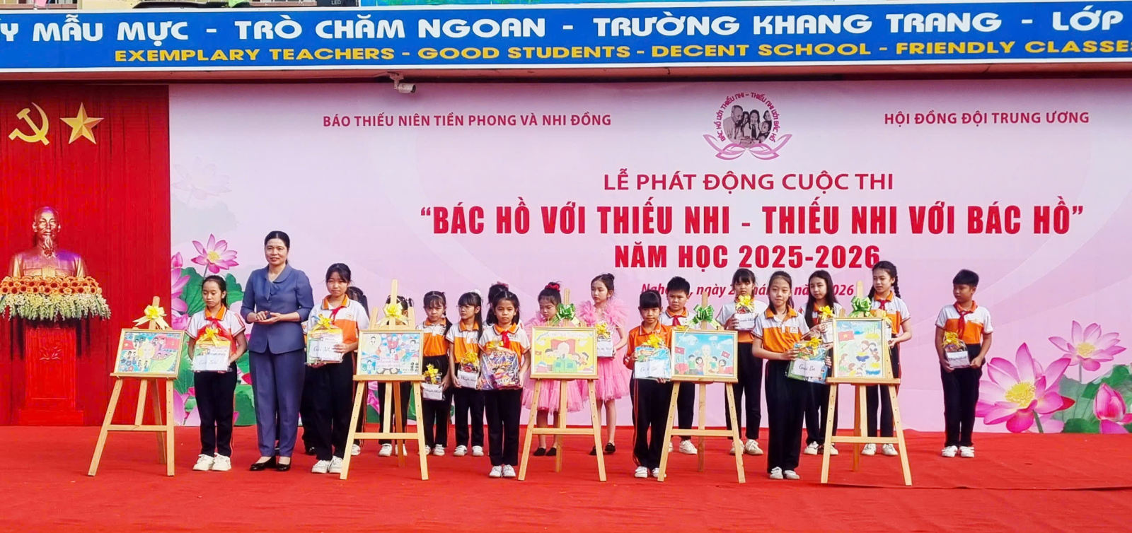 Lễ phát động Cuộc thi “Bác Hồ với thiếu nhi - Thiếu nhi với Bác Hồ” năm học 2025 - 2026