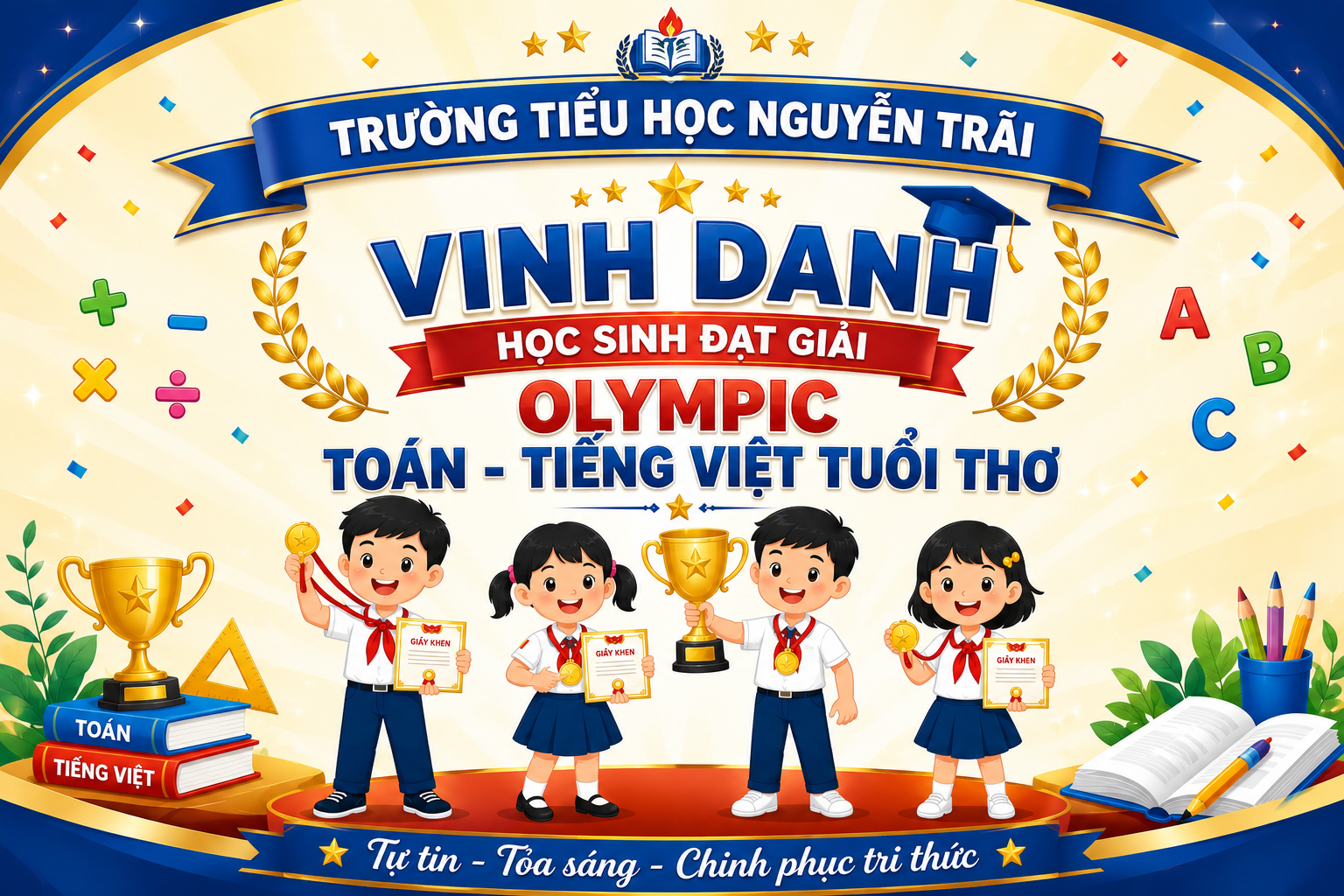 NHỮNG BÔNG HOA NHỎ TIẾP TỤC TỎA HƯƠNG TỪ MÁI TRƯỜNG NGUYỄN TRÃI